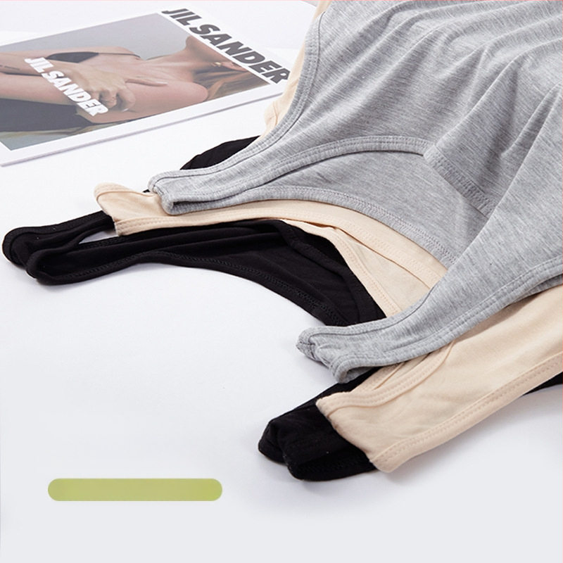 Modaalne õmblusteta naiste õhuke hingav sisemine varrukateta vest, pealisriietus, naiste alumine särk-top