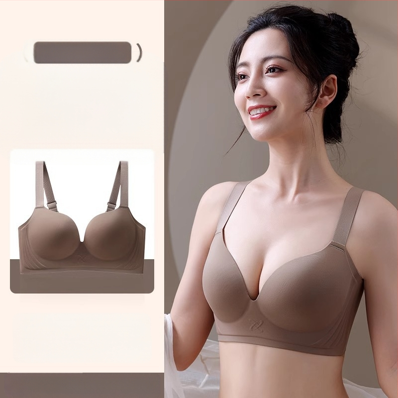 Γυναικεία εσώρουχα μεγάλου μεγέθους χωρίς ίχνη, σε σχήμα στήθους, μικρό, πλήρες κύπελλο, αδυνάτισμα, με μάζεμα, έλξη, αντι-χαλάρωση, Parm