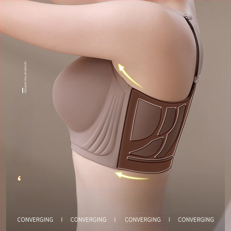 Γυναικεία εσώρουχα μεγάλου μεγέθους χωρίς ίχνη, σε σχήμα στήθους, μικρό, πλήρες κύπελλο, αδυνάτισμα, με μάζεμα, έλξη, αντι-χαλάρωση, Parm