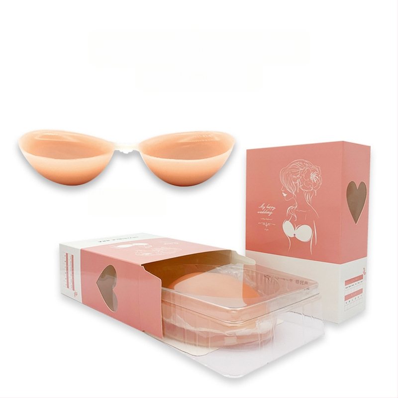 Sandėlyje esančios šviesios spalvos, klostytos silikoninės, nematomos liemenėlės formos krūtų įklotai vestuvinėms suknelėms ir maudymosi reikmėms, atsparios vandeniui ir pastorintos, kad būtų užtikrinta papildoma apsauga.