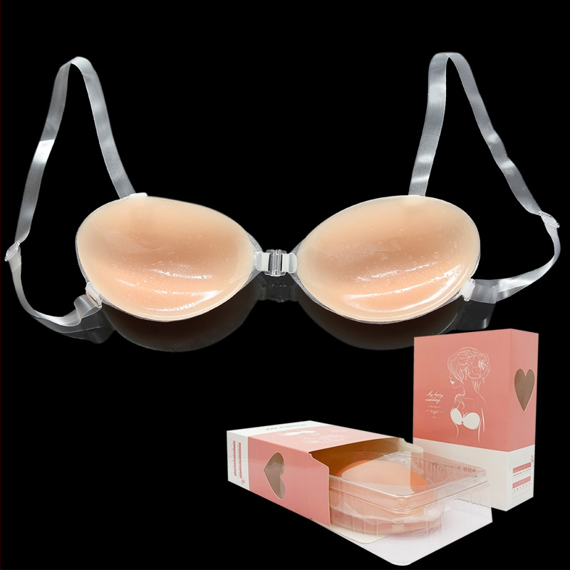 Sandėlyje esančios šviesios spalvos, klostytos silikoninės, nematomos liemenėlės formos krūtų įklotai vestuvinėms suknelėms ir maudymosi reikmėms, atsparios vandeniui ir pastorintos, kad būtų užtikrinta papildoma apsauga.