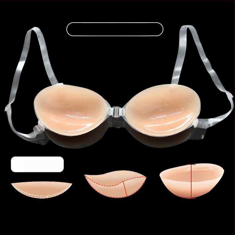 Sandėlyje esančios šviesios spalvos, klostytos silikoninės, nematomos liemenėlės formos krūtų įklotai vestuvinėms suknelėms ir maudymosi reikmėms, atsparios vandeniui ir pastorintos, kad būtų užtikrinta papildoma apsauga.