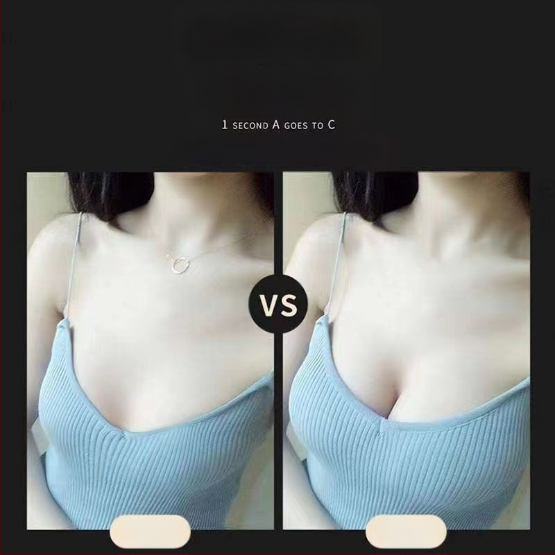 Jauna kāzu kleita Seksīga neredzama apakšveļa Neredzams krūšturis Push-up Liela sabiezināta tvaicētas maizes krūzes krūšu uzlīme Sieviešu Push-up krūšu uzlīme