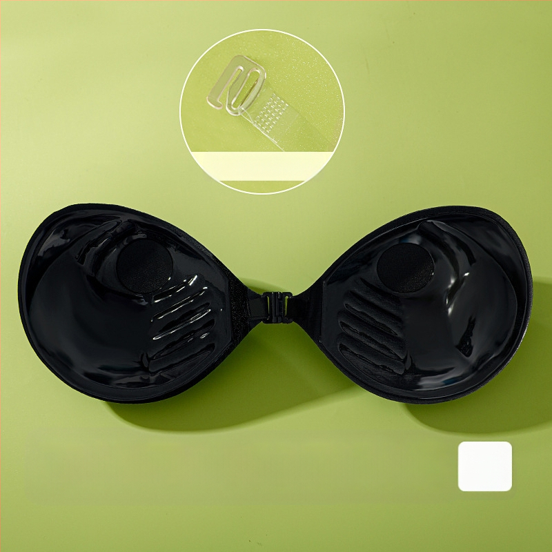 Jauna kāzu kleita Seksīga neredzama apakšveļa Neredzams krūšturis Push-up Liela sabiezināta tvaicētas maizes krūzes krūšu uzlīme Sieviešu Push-up krūšu uzlīme