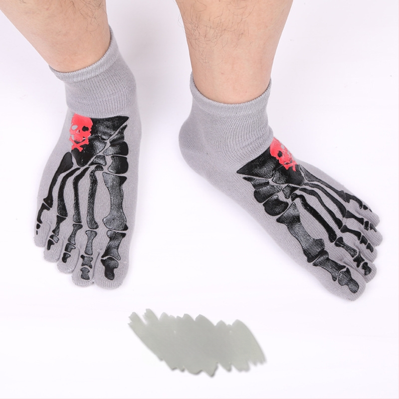 Penkių pirštų kojinės vyriškos kojinės penkių pirštų kojinės medvilninės vyriškos užsienio prekybos japoniško ir korėjietiško stiliaus trumpos nosies vyriškos kojinės