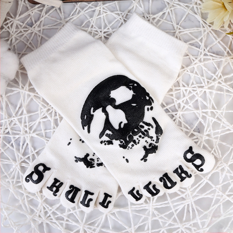 Penkių pirštų kojinės vyriškos kojinės penkių pirštų kojinės medvilninės vyriškos užsienio prekybos japoniško ir korėjietiško stiliaus trumpos nosies vyriškos kojinės