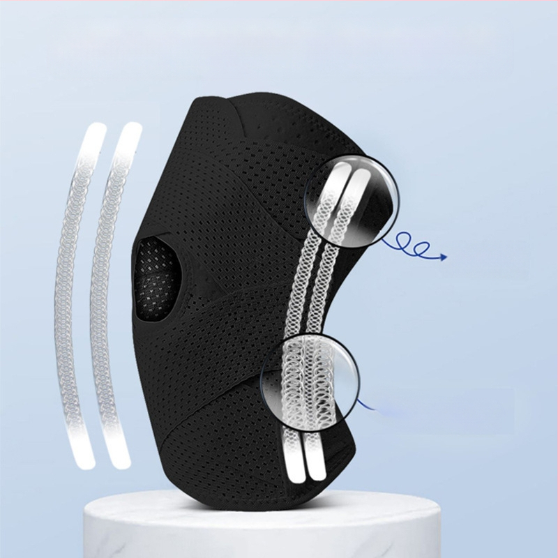 Genunchiera sport japoneză de generația a șasea pentru leziuni la genunchi, menisc și suport rotulian, model subțire pentru protecție în drumeții și alergare