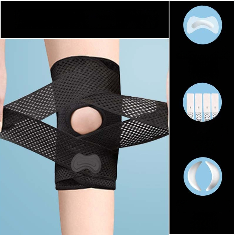 Genunchiera sport japoneză de generația a șasea pentru leziuni la genunchi, menisc și suport rotulian, model subțire pentru protecție în drumeții și alergare
