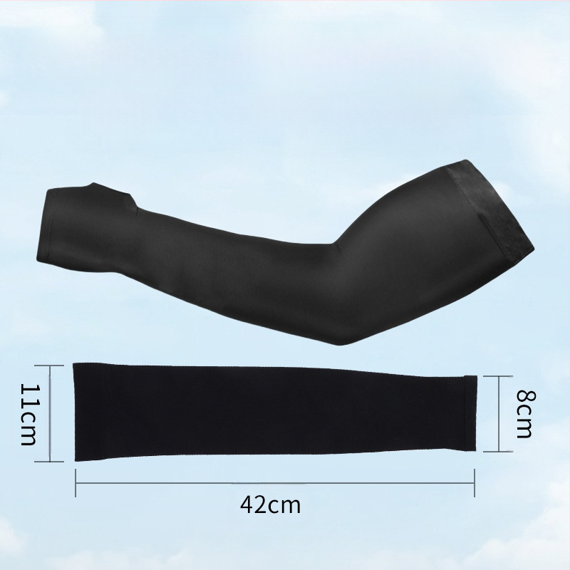 Apsauginės ledo rankovės nuo saulės. Vyriškos plius dydžio ledo šilko rankovės. Laisvos rankovės su trąšomis, kurios padidina kvėpavimą ir apsaugo nuo UV spindulių. Važiavimas dviračiu lauke.