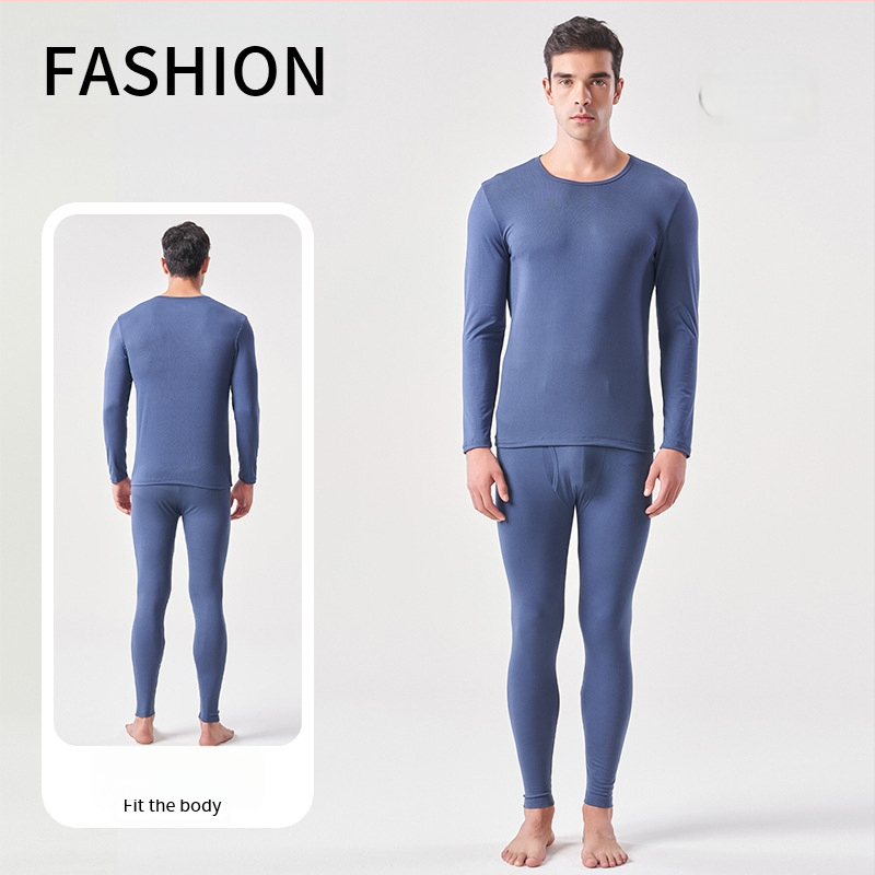 Vyriški antibakteriniai ploni flisiniai rudens drabužiai ir kelnės „Shuyi“ kostiumas. Didelio elastingumo dvipusis šlifavimas. Antibakteriniai terminiai apatiniai.