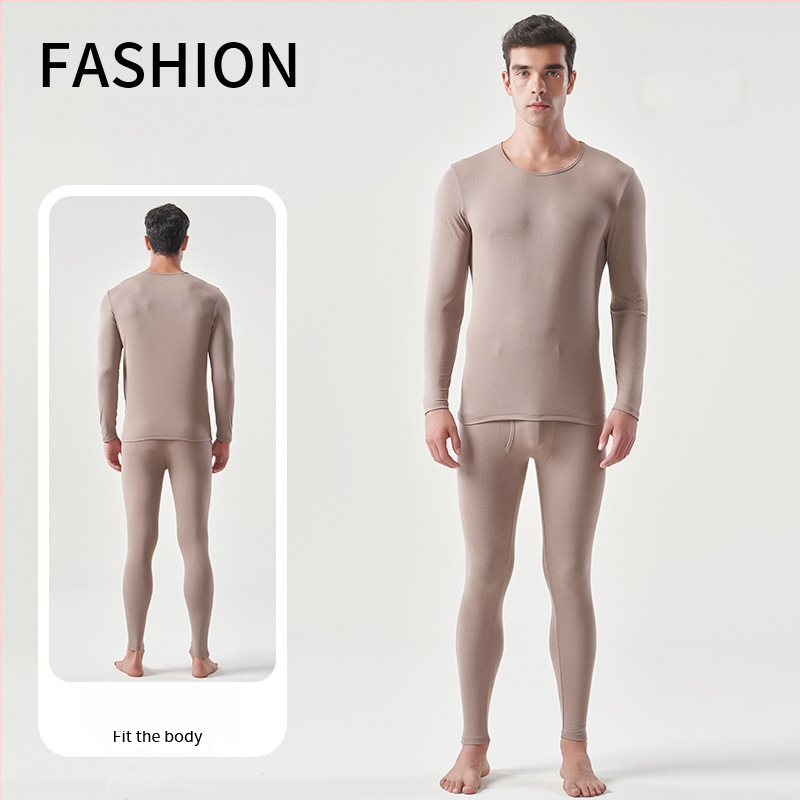 Vyriški antibakteriniai ploni flisiniai rudens drabužiai ir kelnės „Shuyi“ kostiumas. Didelio elastingumo dvipusis šlifavimas. Antibakteriniai terminiai apatiniai.