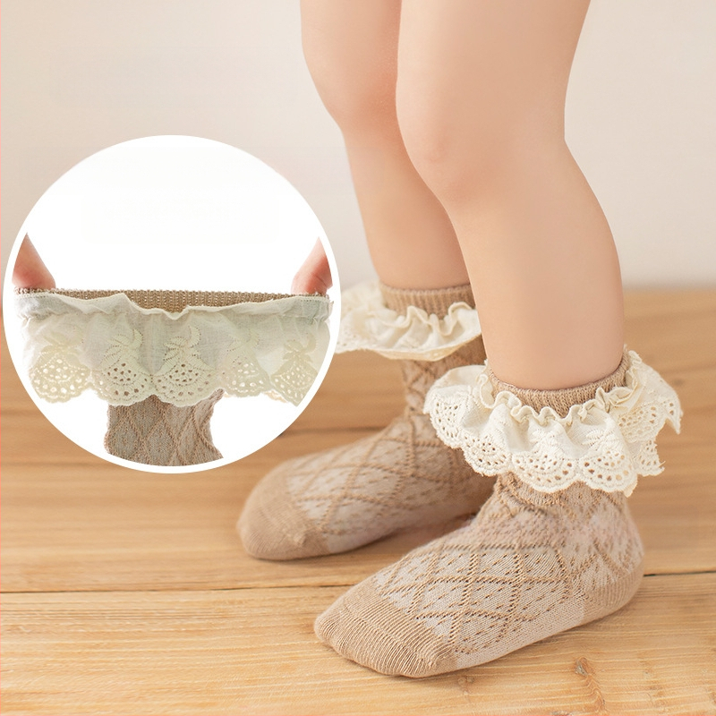 Beebisokid Kevad- ja sügissokid Laste sokid Pitsisokid Kategooria A Puuvillased poolsokid Tüdrukute sokid Imikud 0–5-aastased