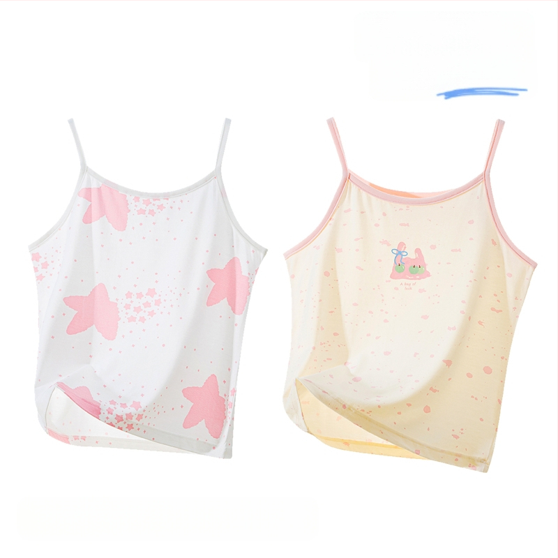 Djevojački prsluk Ljetni tanki ledeno svileni Cool unutarnji dio odjeće Bez rukava za bebe Djevojčice Vanjska odjeća Fuj Svileni dječji prsluk