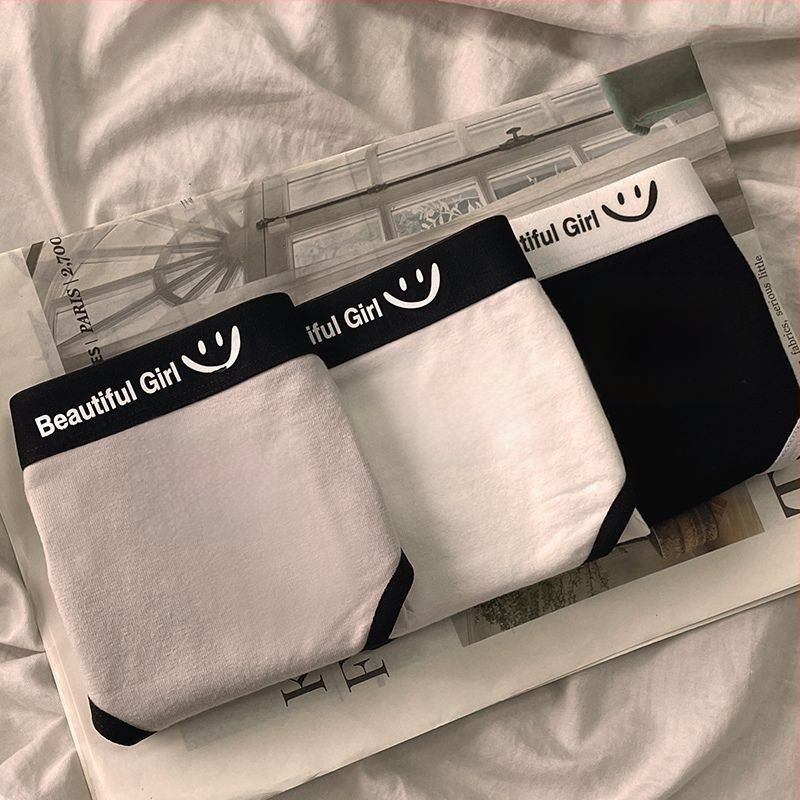 Jesenske pamučne gaćice sportskog stila za žene, korejski stil, djevojke, studentice u japanskom stilu, pamučne gaćice do međunožja, do sredine struka, prozračne ženske gaćice