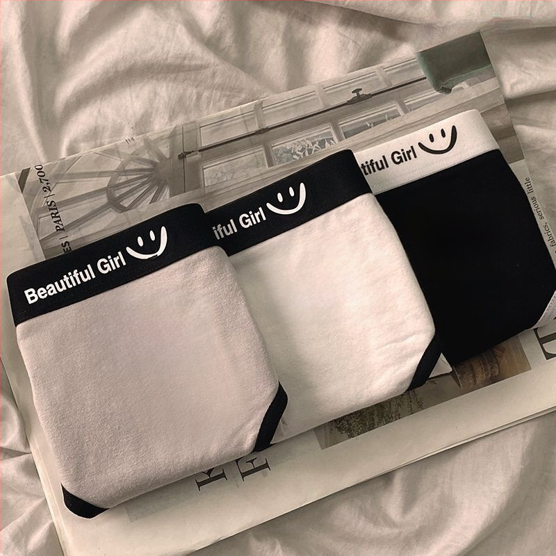 Jesenske pamučne gaćice sportskog stila za žene, korejski stil, djevojke, studentice u japanskom stilu, pamučne gaćice do međunožja, do sredine struka, prozračne ženske gaćice