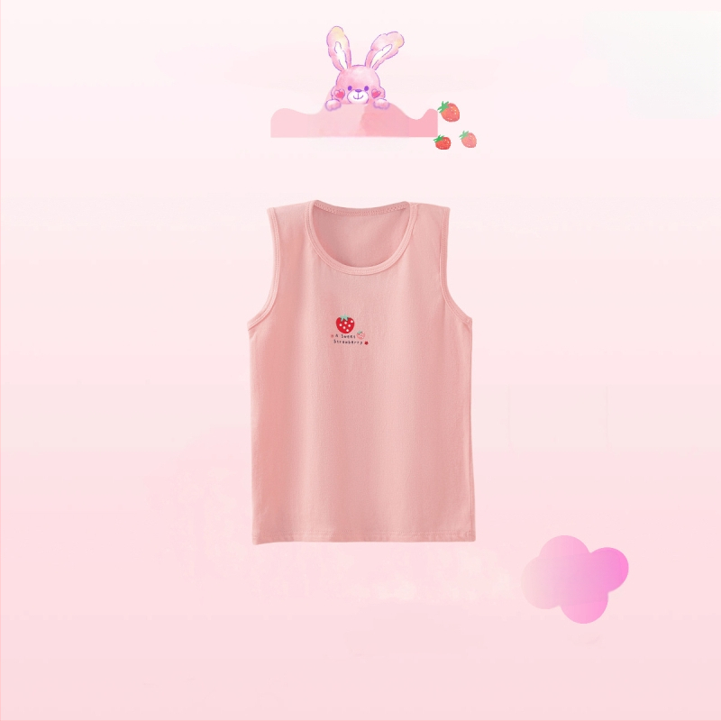 2024. aasta laste vest tüdrukute suvine õhuke aluspesu spordiriiete pealisriiete aluspesu beebi siseriiete puhas puuvill