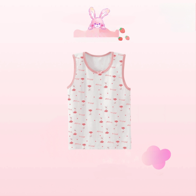 2024. aasta laste vest tüdrukute suvine õhuke aluspesu spordiriiete pealisriiete aluspesu beebi siseriiete puhas puuvill