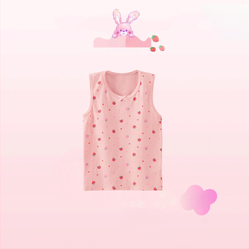 2024. aasta laste vest tüdrukute suvine õhuke aluspesu spordiriiete pealisriiete aluspesu beebi siseriiete puhas puuvill