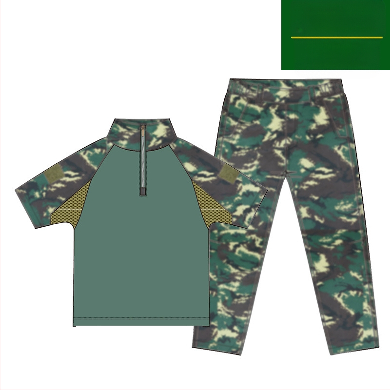 Costum de camuflaj pentru copii, costum tactic de vară pentru bărbați, costum de broască, elevi, grădiniță, tabără de vară, antrenament militar, producători de îmbrăcăminte en-gros