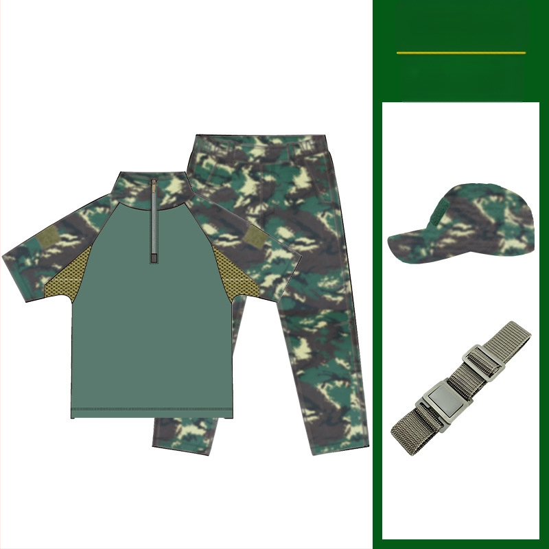 Costum de camuflaj pentru copii, costum tactic de vară pentru bărbați, costum de broască, elevi, grădiniță, tabără de vară, antrenament militar, producători de îmbrăcăminte en-gros