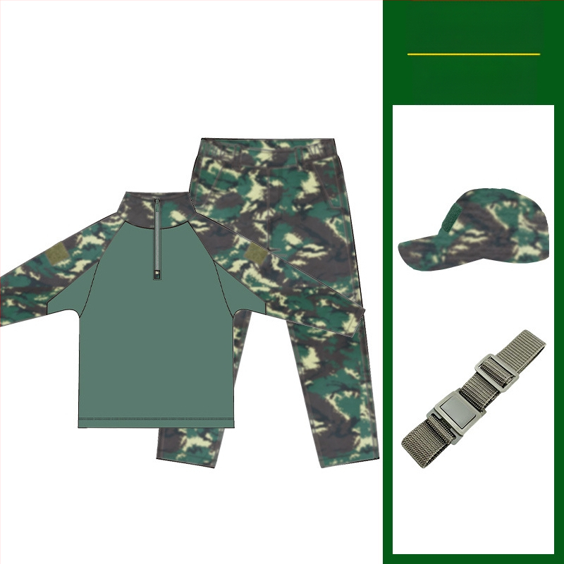 Costum de camuflaj pentru copii, costum tactic de vară pentru bărbați, costum de broască, elevi, grădiniță, tabără de vară, antrenament militar, producători de îmbrăcăminte en-gros