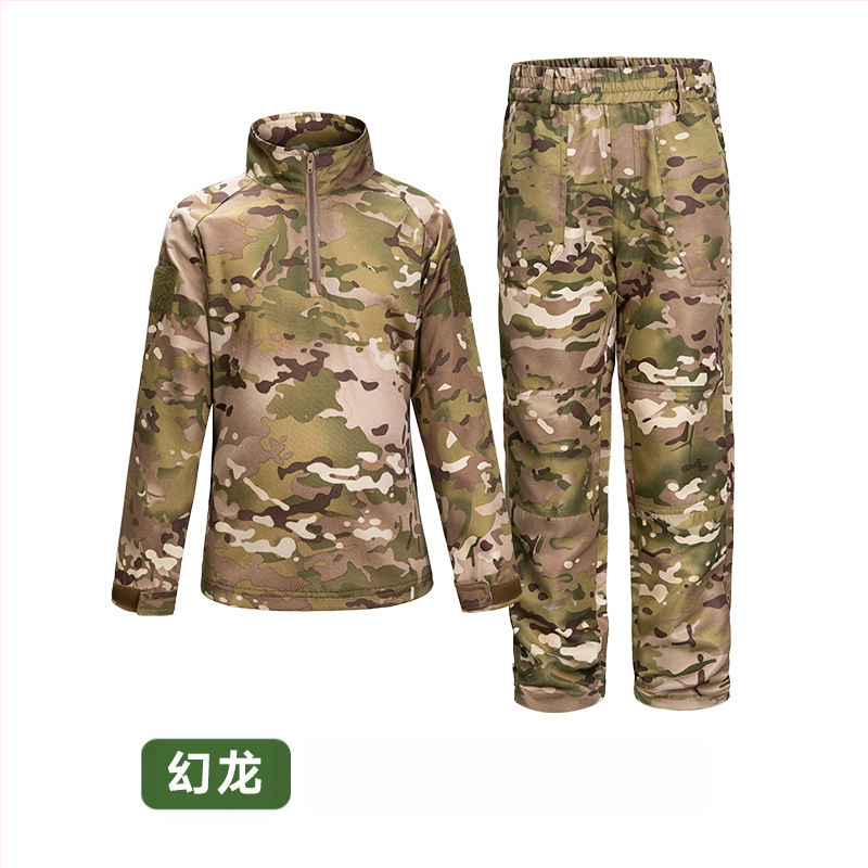 Costum de camuflaj pentru copii, costum tactic de vară pentru bărbați, costum de broască, elevi, grădiniță, tabără de vară, antrenament militar, producători de îmbrăcăminte en-gros