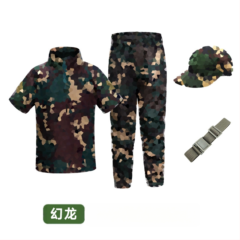Costum de camuflaj pentru copii, costum tactic de vară pentru bărbați, costum de broască, elevi, grădiniță, tabără de vară, antrenament militar, producători de îmbrăcăminte en-gros