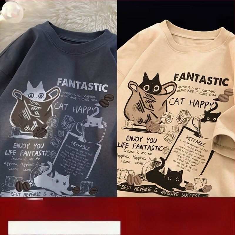 Αμερικανικό στυλ ρετρό κοντομάνικο μπλουζάκι ανδρών καλοκαίρι νέα μάρκα μόδας ρούχα υψηλών προδιαγραφών χαλαρά plus size εφήβων μισό μανίκι