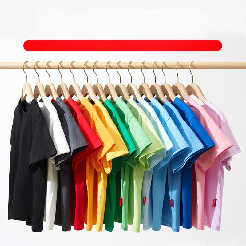 na zalihi dječja majica kratkih rukava pamučna ljetna srednja i velika dječja odjeća za dječake i djevojčice jednobojna jakna odjeća za razred reklamna majica veleprodaja