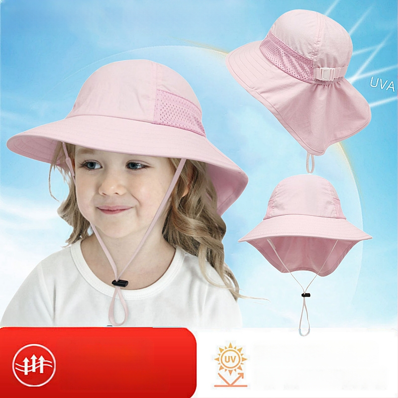 Παιδικό Καλοκαιρινό Καπέλο Ηλίου για Μωρό, Καπέλο Ηλίου, Λεπτό Καπέλο Ηλίου για Αγόρια και Κορίτσια, Καπέλο Ψαρά με Μεγάλο Γείσο