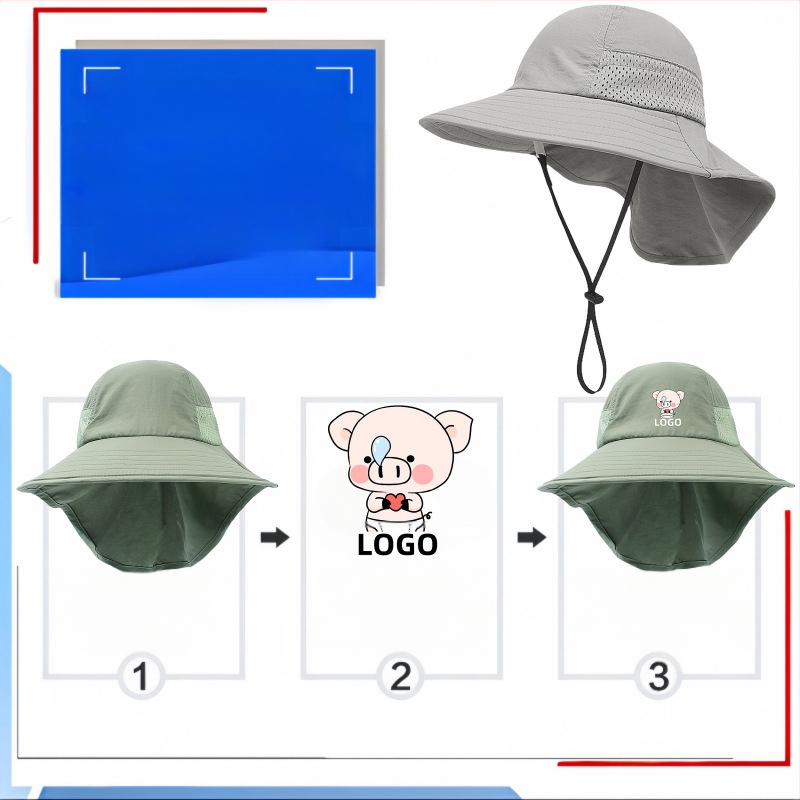 Παιδικό Καλοκαιρινό Καπέλο Ηλίου για Μωρό, Καπέλο Ηλίου, Λεπτό Καπέλο Ηλίου για Αγόρια και Κορίτσια, Καπέλο Ψαρά με Μεγάλο Γείσο