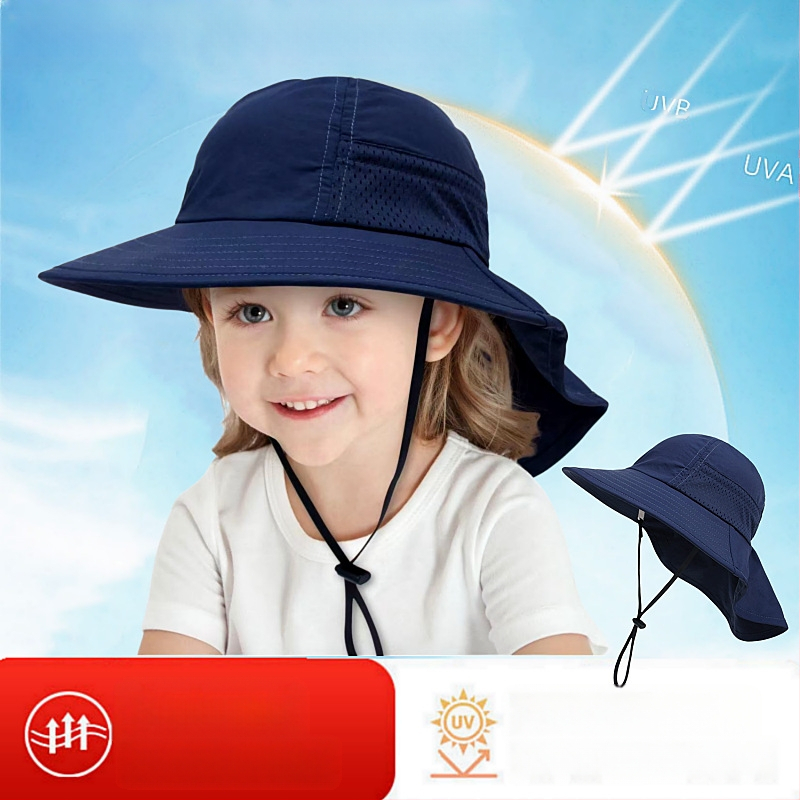 Παιδικό Καλοκαιρινό Καπέλο Ηλίου για Μωρό, Καπέλο Ηλίου, Λεπτό Καπέλο Ηλίου για Αγόρια και Κορίτσια, Καπέλο Ψαρά με Μεγάλο Γείσο