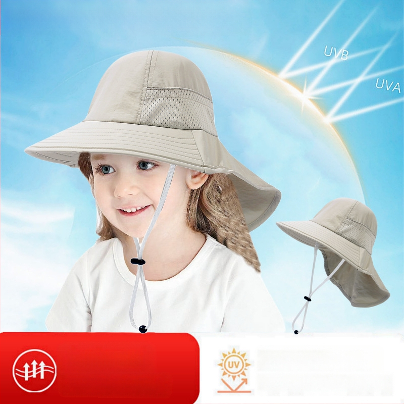 Παιδικό Καλοκαιρινό Καπέλο Ηλίου για Μωρό, Καπέλο Ηλίου, Λεπτό Καπέλο Ηλίου για Αγόρια και Κορίτσια, Καπέλο Ψαρά με Μεγάλο Γείσο