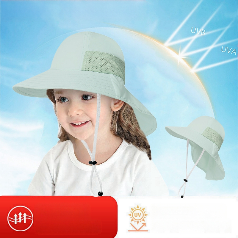 Παιδικό Καλοκαιρινό Καπέλο Ηλίου για Μωρό, Καπέλο Ηλίου, Λεπτό Καπέλο Ηλίου για Αγόρια και Κορίτσια, Καπέλο Ψαρά με Μεγάλο Γείσο
