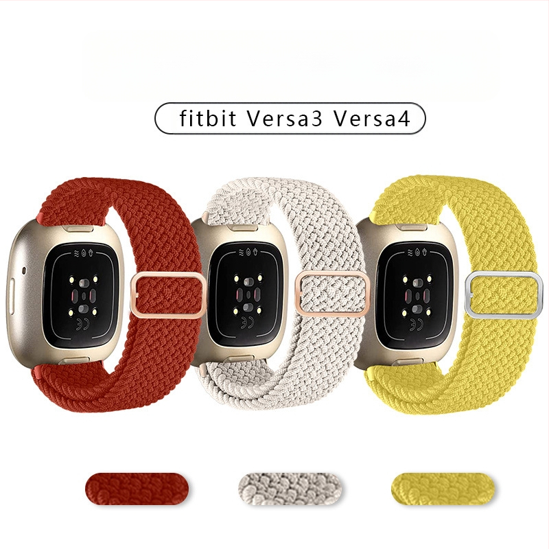 Tinka „Fitbit Versa3/4“ išmaniojo laikrodžio dirželiui „Sense Phoebe“, pakeičiamam apyrankės dirželiui, elastingam nailono dirželiui.