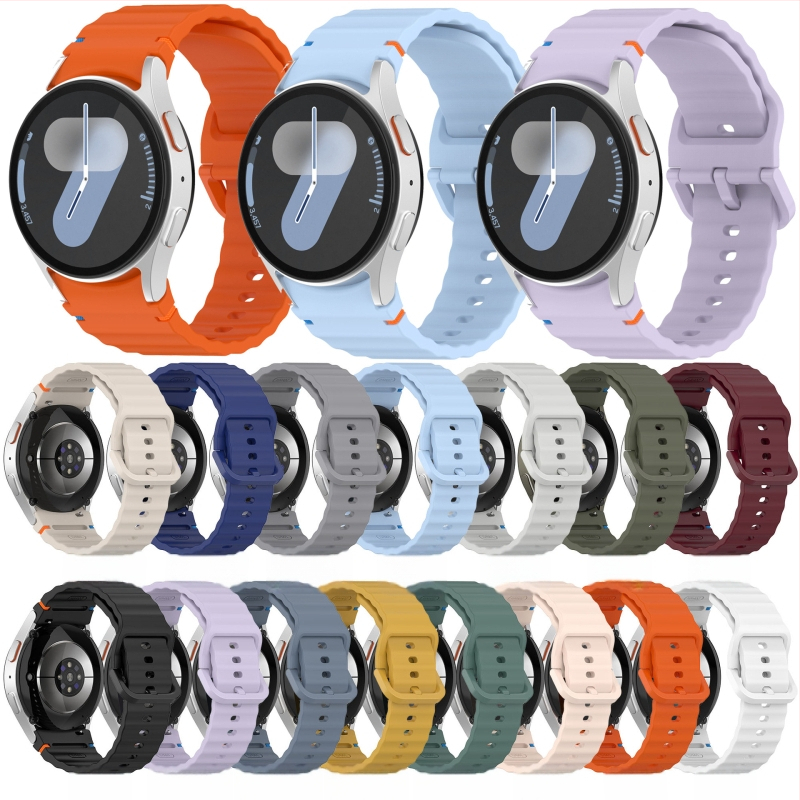 „Lisizawa“ tinka „Samsung Galaxy Watch 7 Wavy Line Strap“ – „Watchfe/456“ silikoniniam dirželiui.
