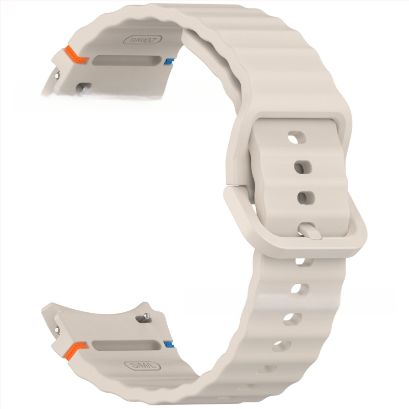 „Lisizawa“ tinka „Samsung Galaxy Watch 7 Wavy Line Strap“ – „Watchfe/456“ silikoniniam dirželiui.
