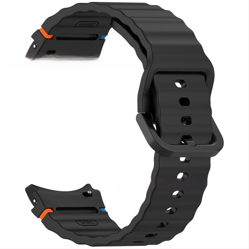 „Lisizawa“ tinka „Samsung Galaxy Watch 7 Wavy Line Strap“ – „Watchfe/456“ silikoniniam dirželiui.