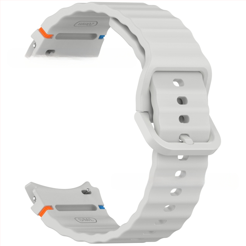 „Lisizawa“ tinka „Samsung Galaxy Watch 7 Wavy Line Strap“ – „Watchfe/456“ silikoniniam dirželiui.