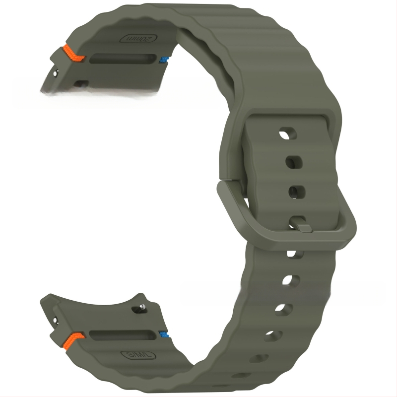 „Lisizawa“ tinka „Samsung Galaxy Watch 7 Wavy Line Strap“ – „Watchfe/456“ silikoniniam dirželiui.