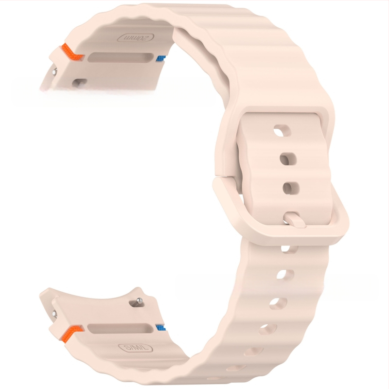 „Lisizawa“ tinka „Samsung Galaxy Watch 7 Wavy Line Strap“ – „Watchfe/456“ silikoniniam dirželiui.
