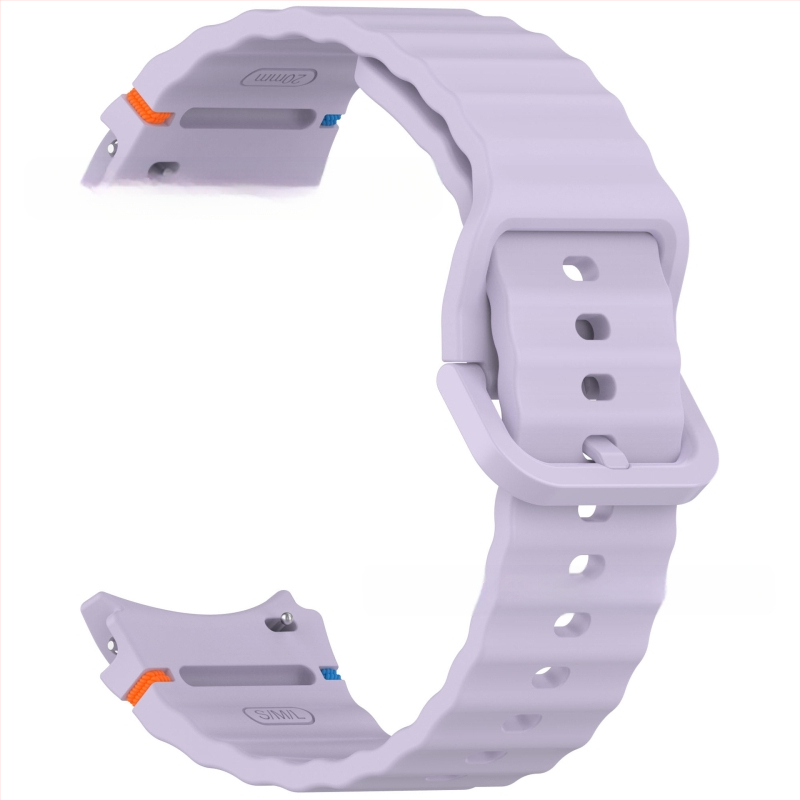 „Lisizawa“ tinka „Samsung Galaxy Watch 7 Wavy Line Strap“ – „Watchfe/456“ silikoniniam dirželiui.