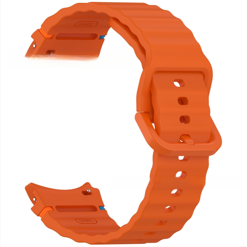 „Lisizawa“ tinka „Samsung Galaxy Watch 7 Wavy Line Strap“ – „Watchfe/456“ silikoniniam dirželiui.