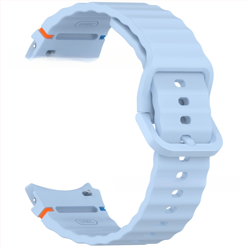 „Lisizawa“ tinka „Samsung Galaxy Watch 7 Wavy Line Strap“ – „Watchfe/456“ silikoniniam dirželiui.