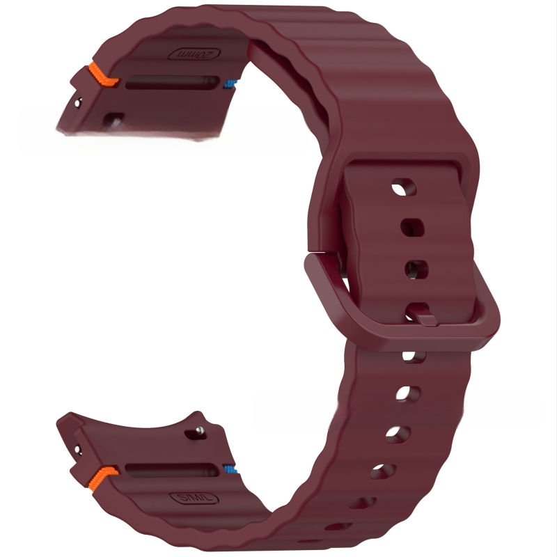 „Lisizawa“ tinka „Samsung Galaxy Watch 7 Wavy Line Strap“ – „Watchfe/456“ silikoniniam dirželiui.