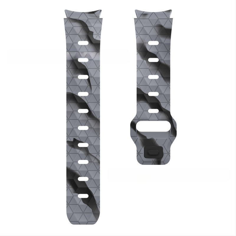 „Samsung Galaxy watch6/5/4“ futbolo stiliaus silikoninis dirželis su sagtimi, skirtas „watch6classic“