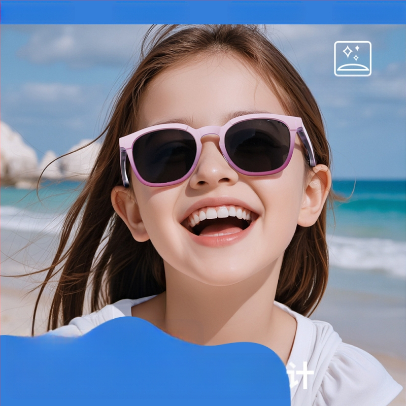 Nauji madingi vaikiški poliarizuoti akiniai nuo saulės su langeliais, gradiento želė spalvos, TR rėmelio, apsaugančio nuo UV spindulių KB691.