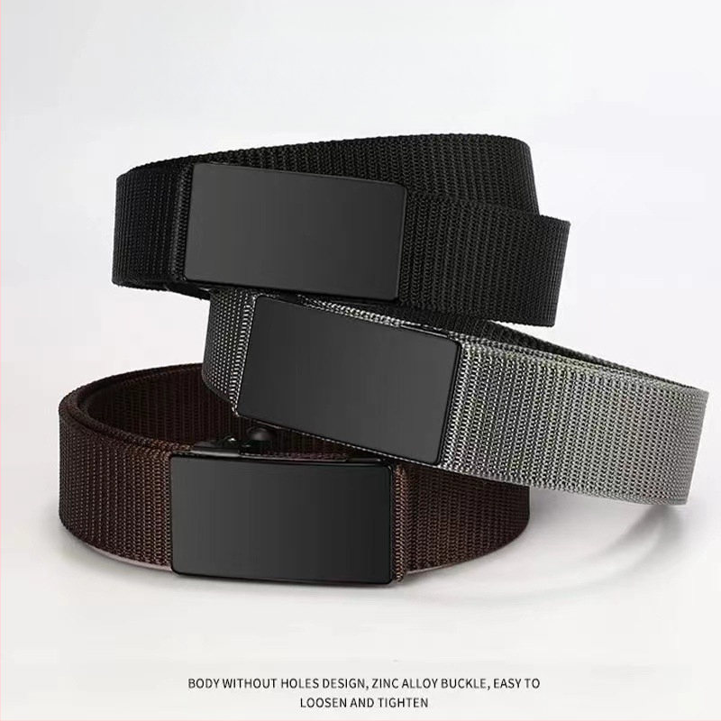 Hambutu automaatne pandlaga meeste vöö nailonist lõuendist taktikaline kootud püksivöö välistingimustes kasutamiseks sõjaväe väljaõppeks vabaaja universaalne välimine vöö