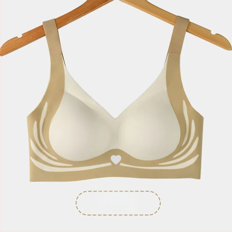 Uus suvine jääsiidist hingav aluspesu, naiste ilus seljatoega push-up longusvastane rinnahoidja