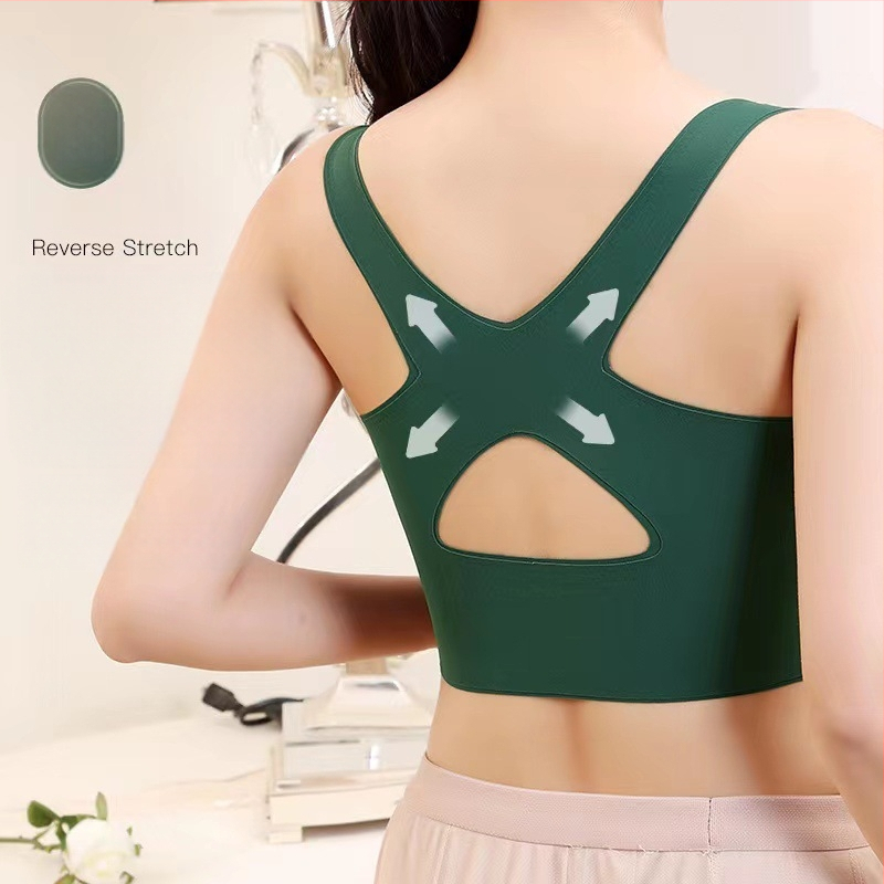 Push up ilu seljaga risti küljepandlaga spordirinnahoidja fitness põrutuskindel reguleeritav rinnatugi õmblusteta spordialuspesu